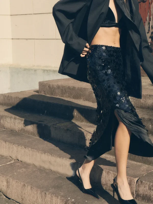 Viktoria Chan Skirts | Gelina sequin skirt