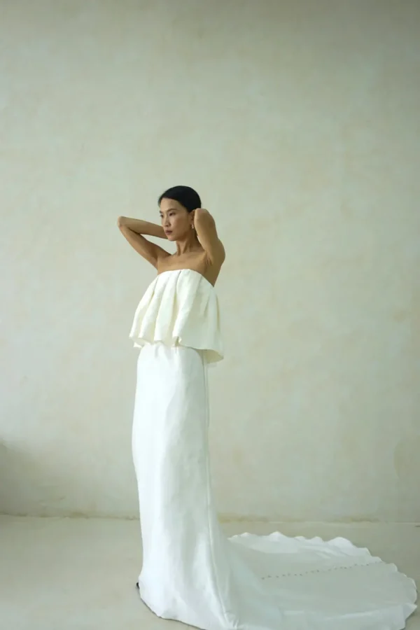 Viktoria Chan Short Sleeves | Harper wedding gown