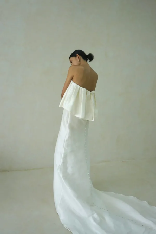Viktoria Chan Short Sleeves | Harper wedding gown