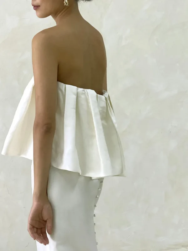 Viktoria Chan Short Sleeves | Harper wedding gown