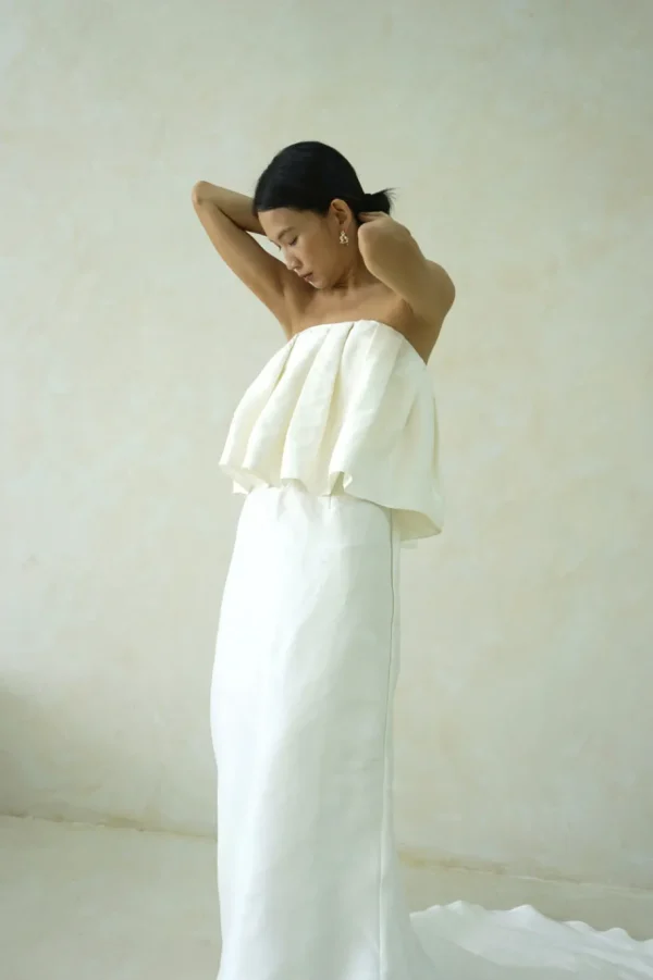 Viktoria Chan Short Sleeves | Harper wedding gown