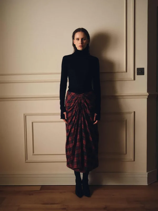 Viktoria Chan Skirts | Holly checked skirt