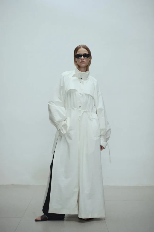Viktoria Chan Outerwear | Irene gathered trench