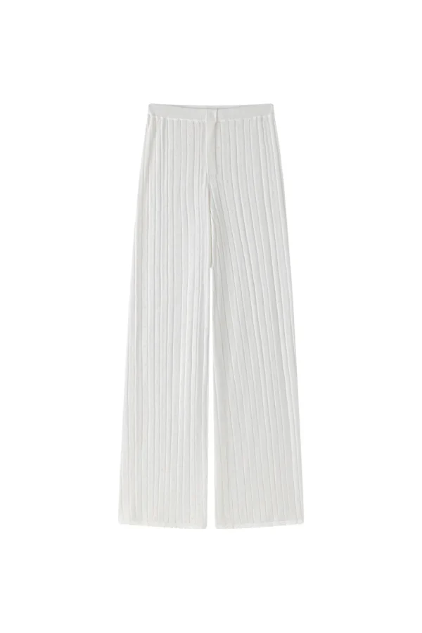 Viktoria Chan Knitwear | Pants | Irene knit trousers White