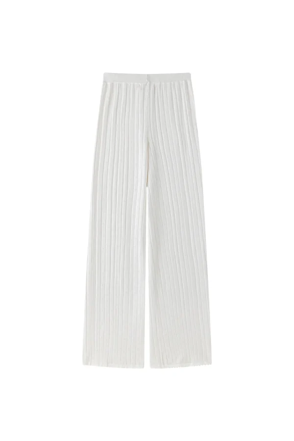 Viktoria Chan Knitwear | Pants | Irene knit trousers White
