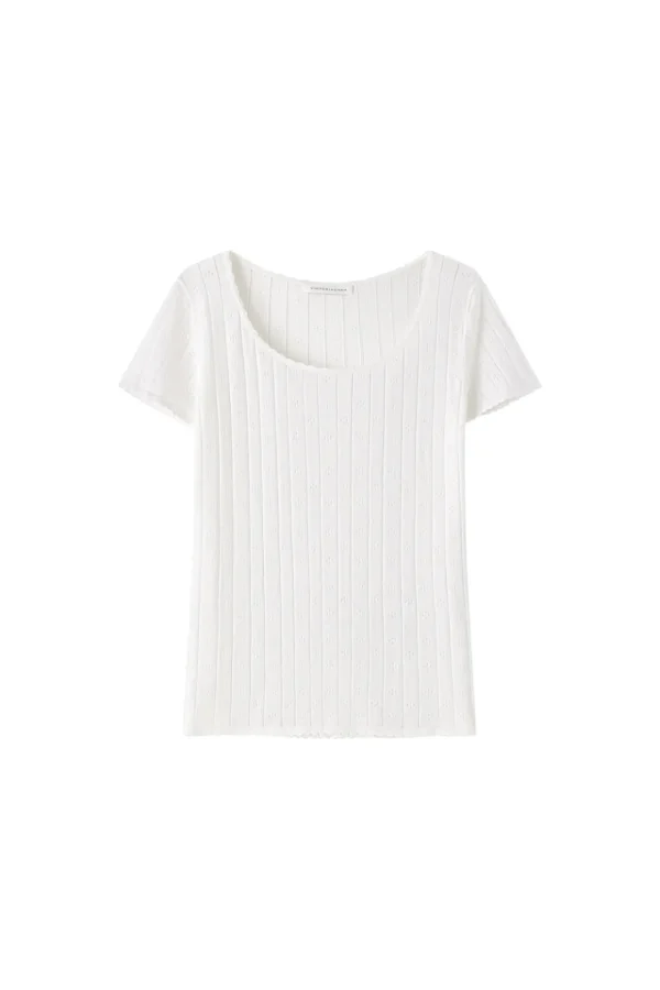 Viktoria Chan Knitwear | Tops & Blouses | Irene U-neck knit White