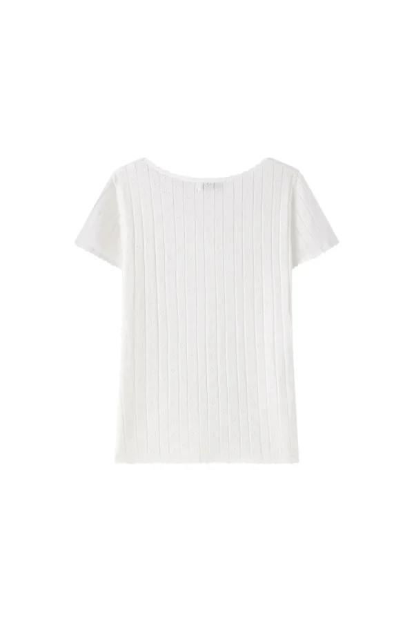 Viktoria Chan Knitwear | Tops & Blouses | Irene U-neck knit White