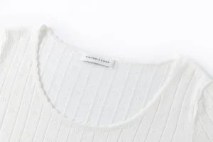 Viktoria Chan Knitwear | Tops & Blouses | Irene U-neck knit White