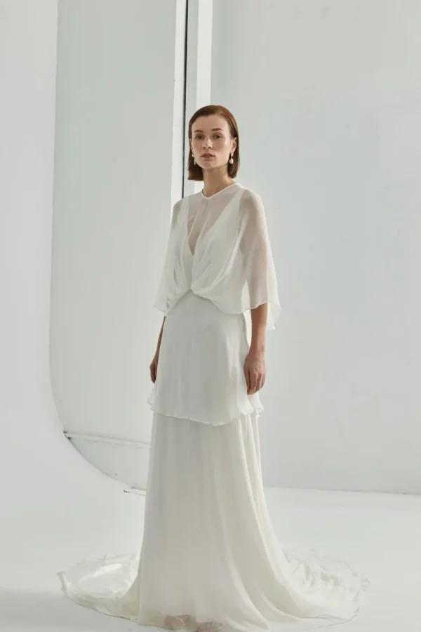 Viktoria Chan Short Sleeves | Iris Wedding gown
