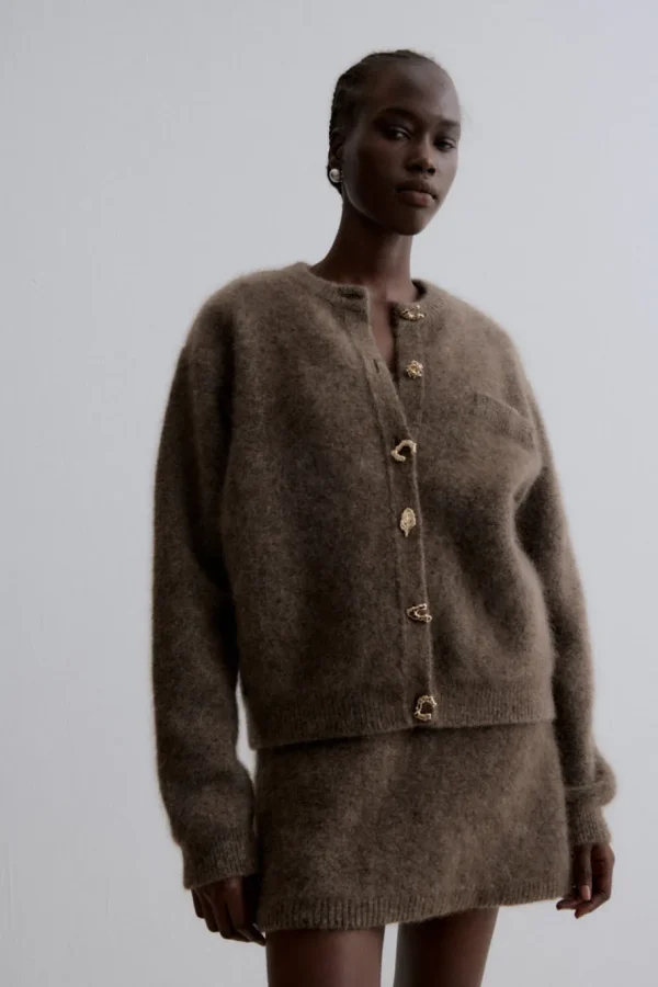 Viktoria Chan Tops & Blouses | Aw24 | Jaya Mohair Cardigan