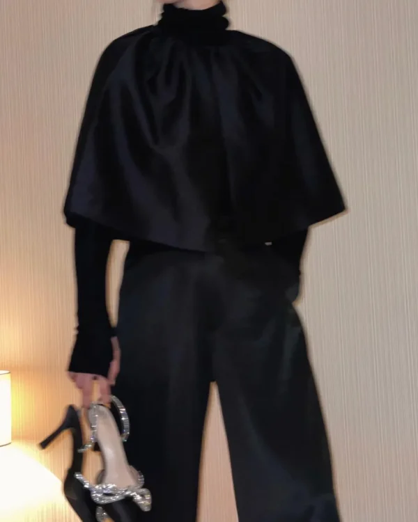 Viktoria Chan Accessories | Joy silk cape