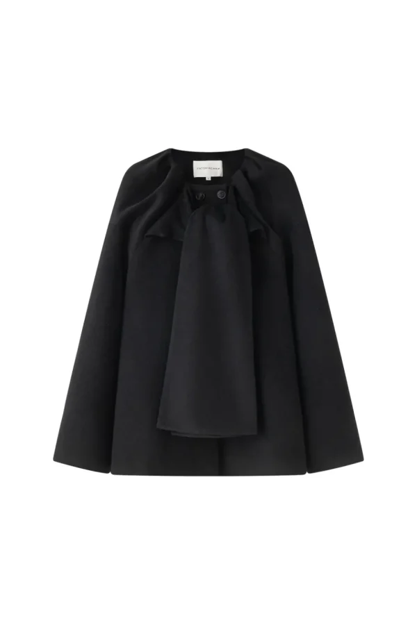 Viktoria Chan Outerwear | Aw24 | Kalisa gathered coat