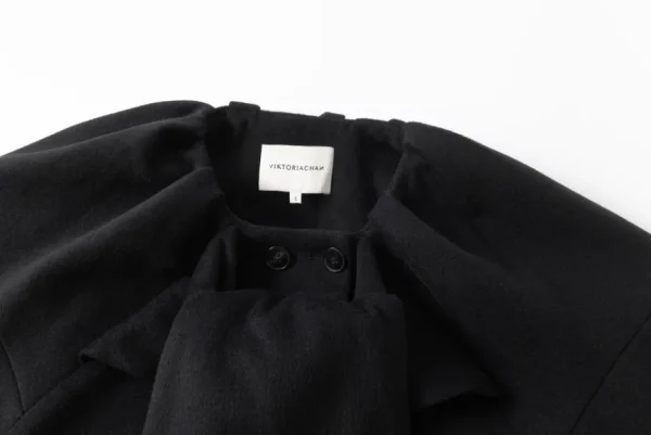 Viktoria Chan Outerwear | Aw24 | Kalisa gathered coat