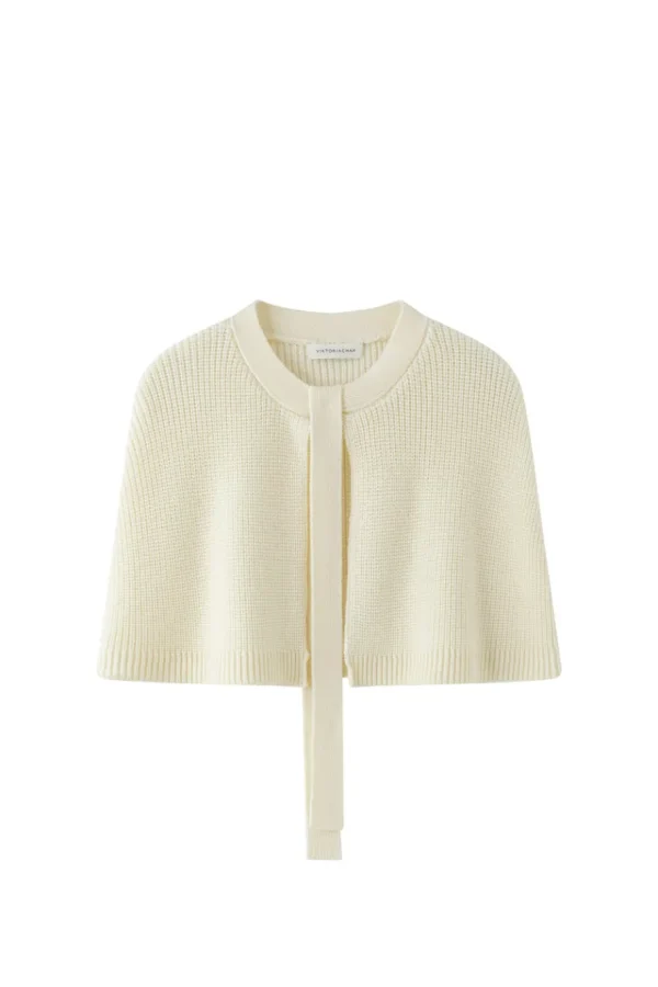 Viktoria Chan Capes | Aw24 | Kalisa knit cape