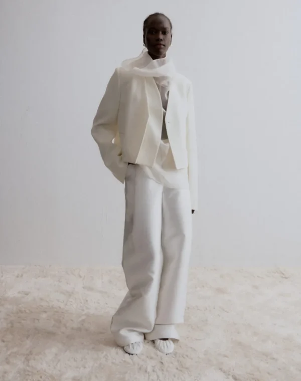 Viktoria Chan Pants | Aw24 | Kalisa stiff satin trousers
