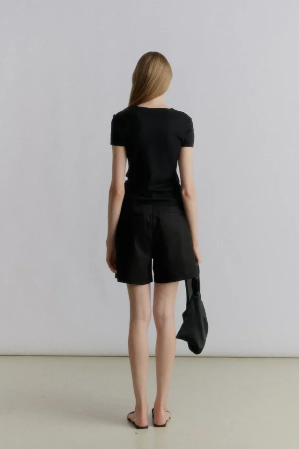Viktoria Chan Shorts | Karys flap shorts
