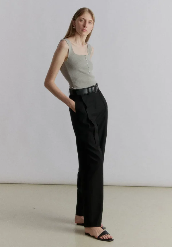 Viktoria Chan Pants | Karys flap trousers