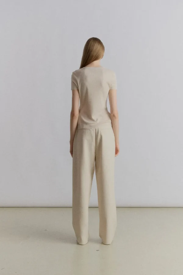Viktoria Chan Pants | Karys flap trousers