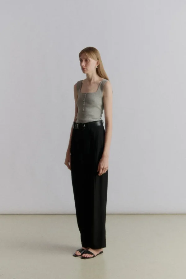 Viktoria Chan Pants | Karys flap trousers