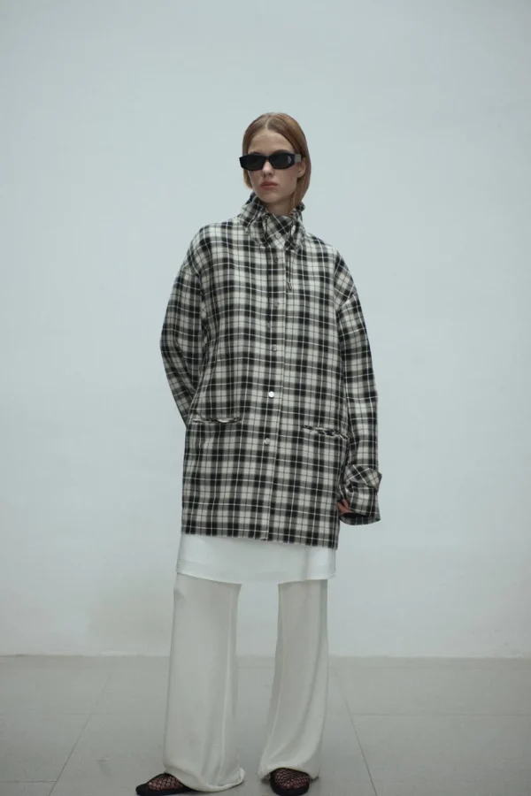 Viktoria Chan Outerwear | Kaz cheque jacket