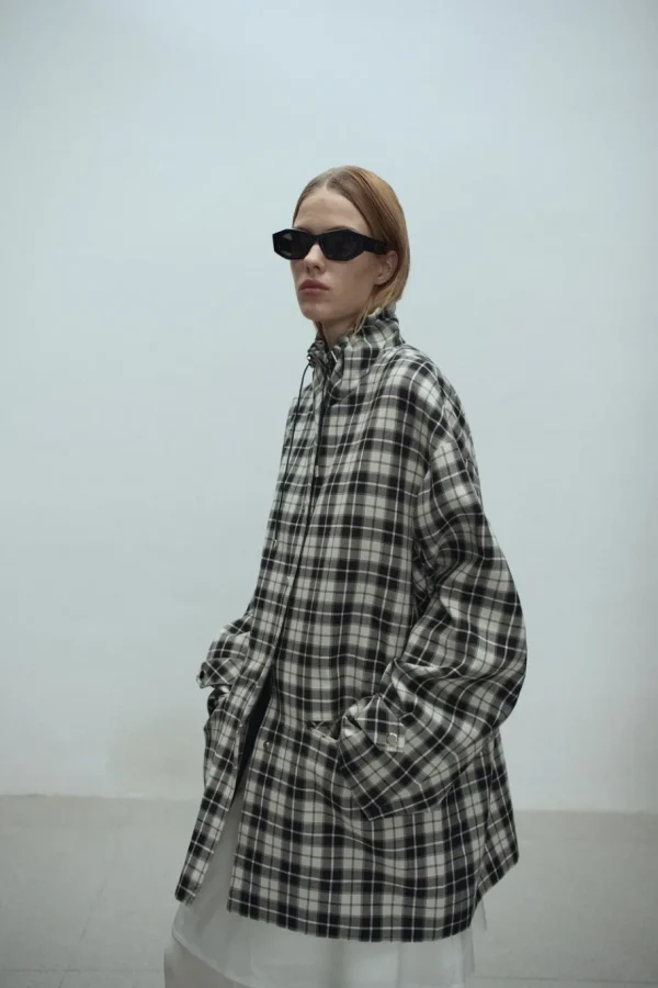 Viktoria Chan Outerwear | Kaz cheque jacket