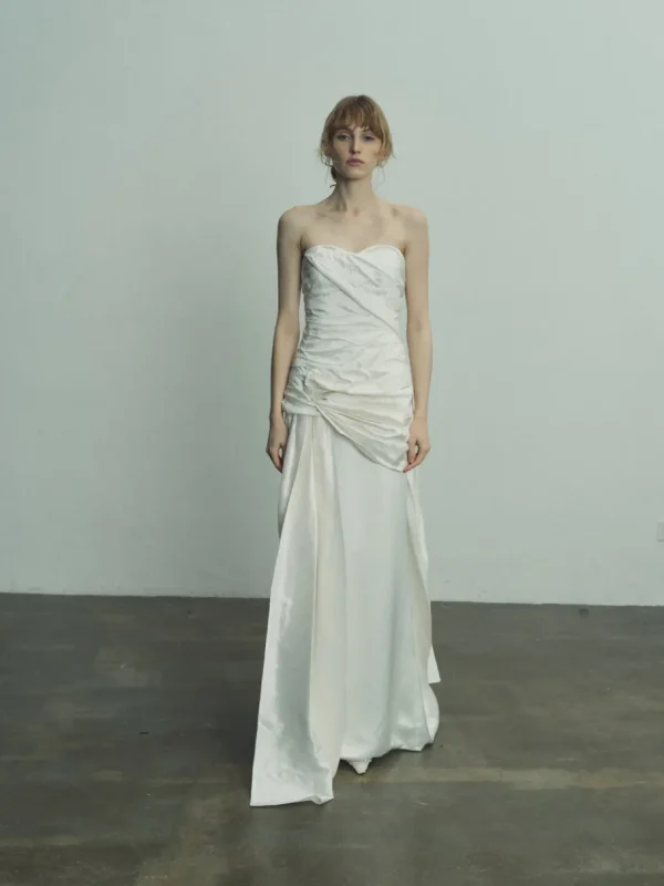 Viktoria Chan Bridal Sets | Levina silk taffeta top