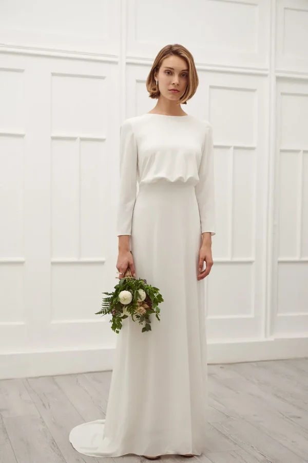 Viktoria Chan Long Sleeves | Lova gown (wrinkled front)