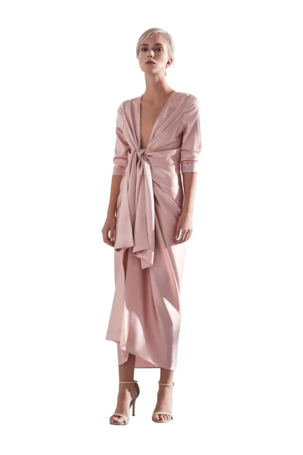 Viktoria Chan Evening Wear | Dresses | Lova midi draped dress