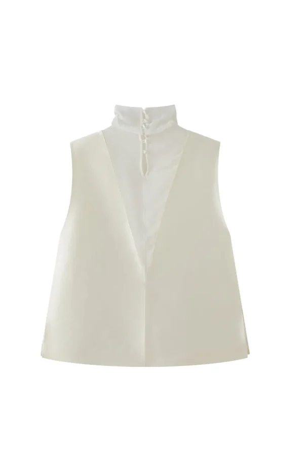 Viktoria Chan Tops & Blouses | Maia silk wool blend top