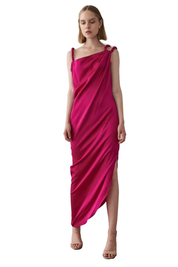 Viktoria Chan Evening Wear | Dresses | Mindy twisted silk dress