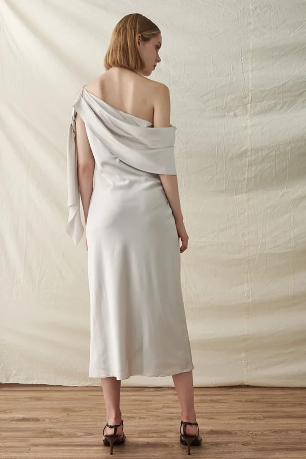 Viktoria Chan Evening Wear | Dresses | Mira silk draped dress