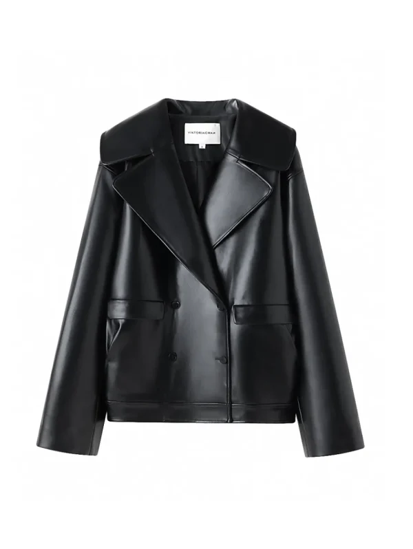 Viktoria Chan Outerwear | Aw24 | Pamira leather jacket