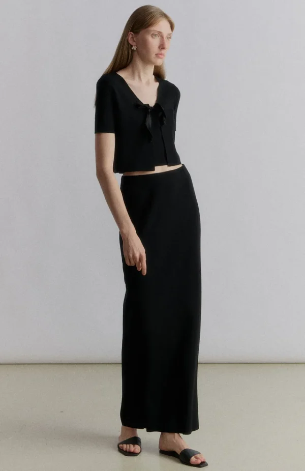 Viktoria Chan Skirts | Knitwear | Priya long knit skirt