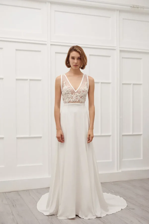 Viktoria Chan Short Sleeves | Savannah wedding dress