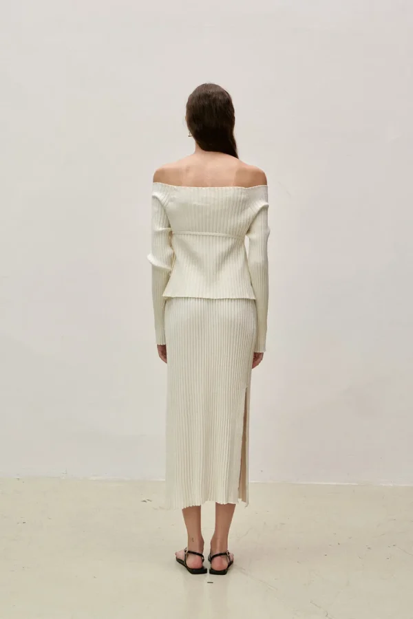Viktoria Chan Knitwear | Shelby knitted wrap top