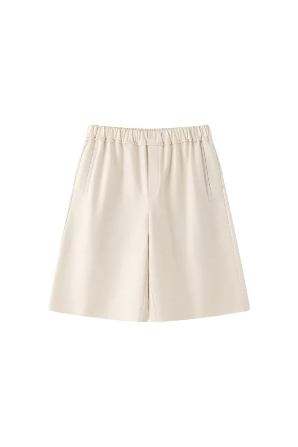 Viktoria Chan Shorts | Sora midi shorts Powder