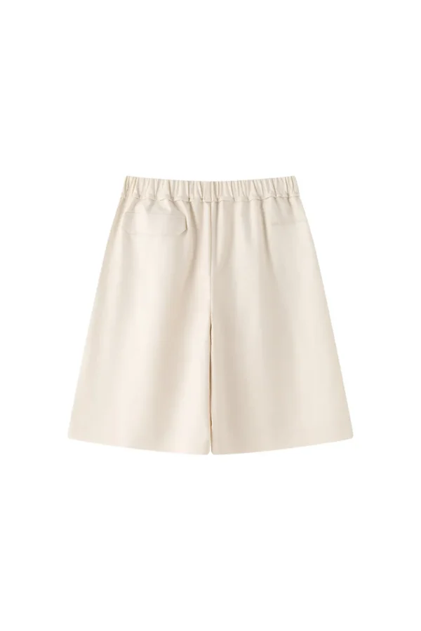Viktoria Chan Shorts | Sora midi shorts Powder