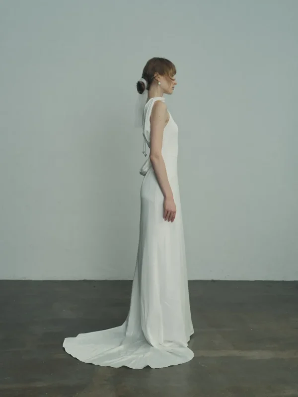 Viktoria Chan Short Sleeves | Sora wedding gown