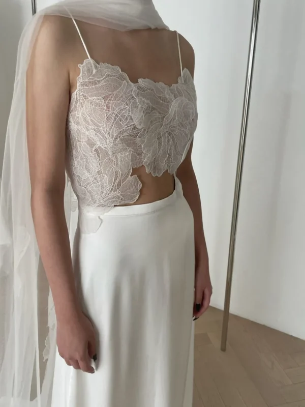 Viktoria Chan Bridal Sets | Scarves | Thyra lace top + scarf