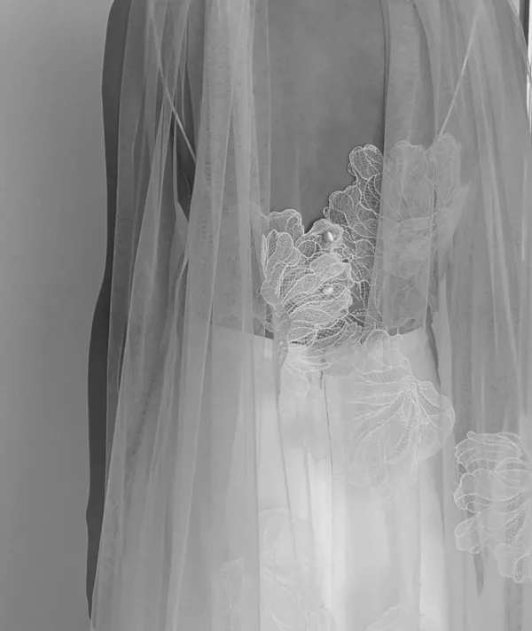 Viktoria Chan Bridal Sets | Scarves | Thyra lace top + scarf