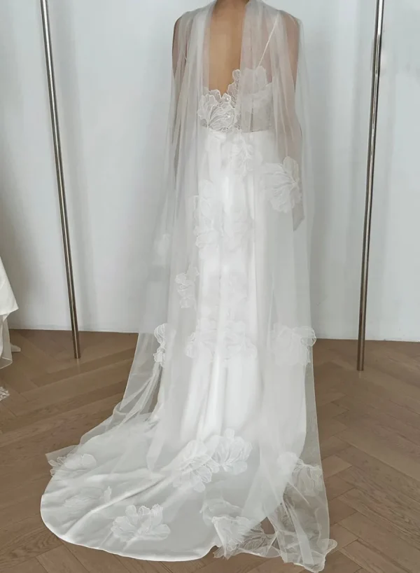 Viktoria Chan Bridal Sets | Scarves | Thyra lace top + scarf