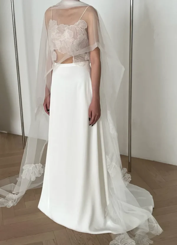 Viktoria Chan Bridal Sets | Thyra satin skirt