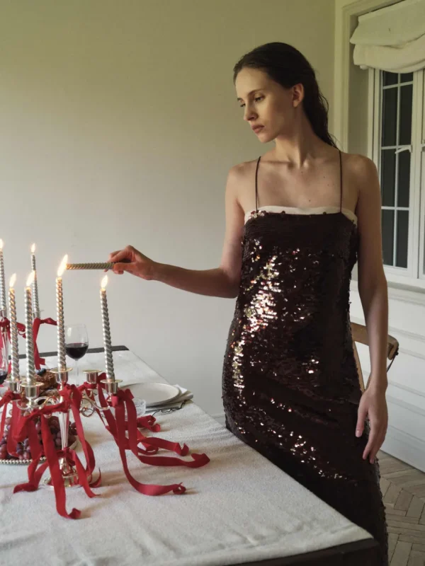 Viktoria Chan Evening Wear | Dresses | Tinsel sequin dress