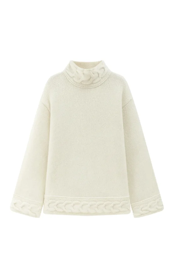 Viktoria Chan Knitwear | Tricia herringbone knit