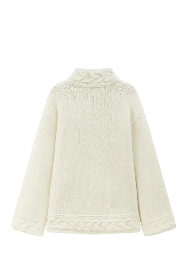 Viktoria Chan Knitwear | Tricia herringbone knit