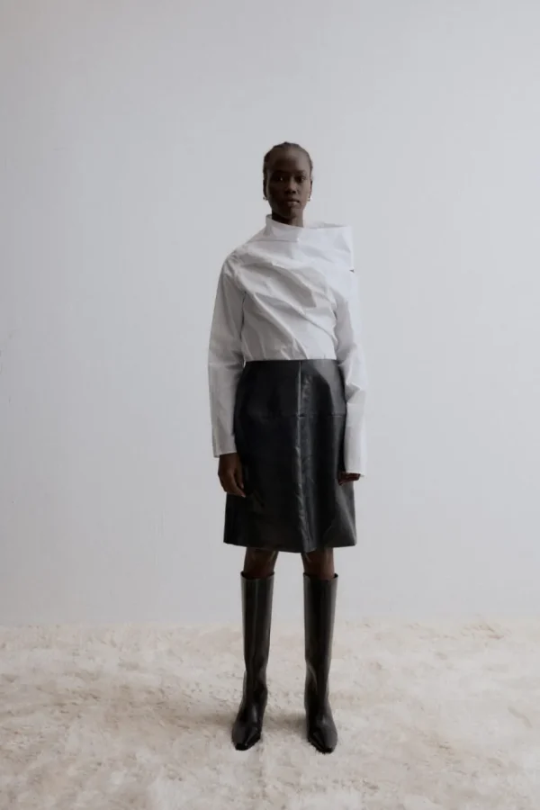 Viktoria Chan Skirts | Aw24 | Venus leather skirt