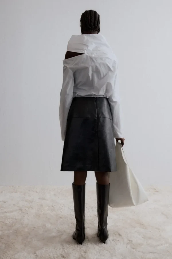Viktoria Chan Skirts | Aw24 | Venus leather skirt