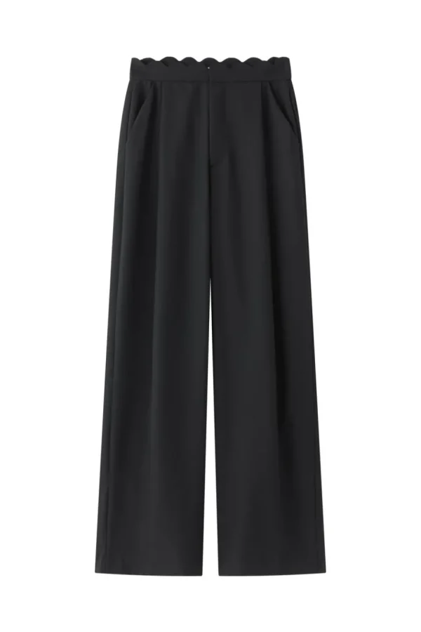 Viktoria Chan Pants | Aw24 | Venus wave wool trousers